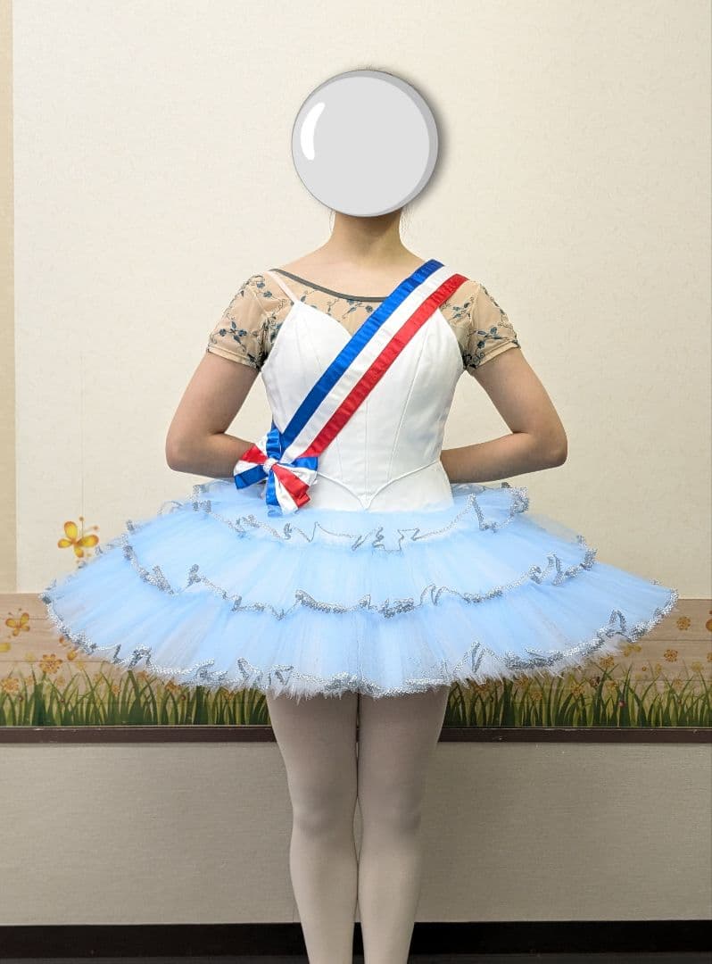 水色 バレエフリルチュチュ 4着セット