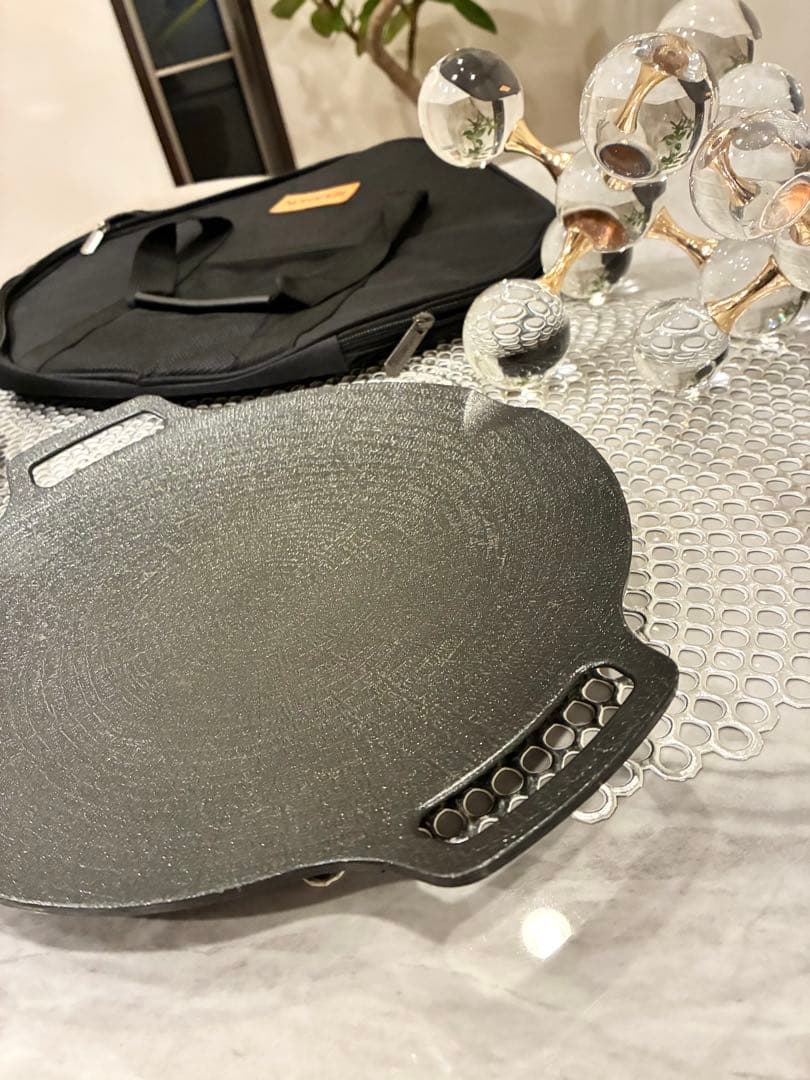 未使用有✨JHQマルチグリドル33㎝・25㎝　2枚セット➕ バッグ➕グリップ