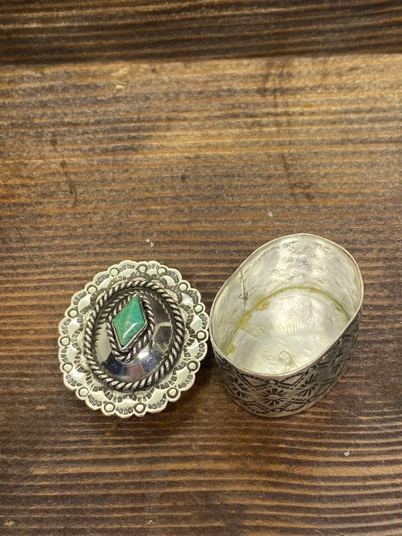 シルバー　小物入れ　インディアンジュエリー