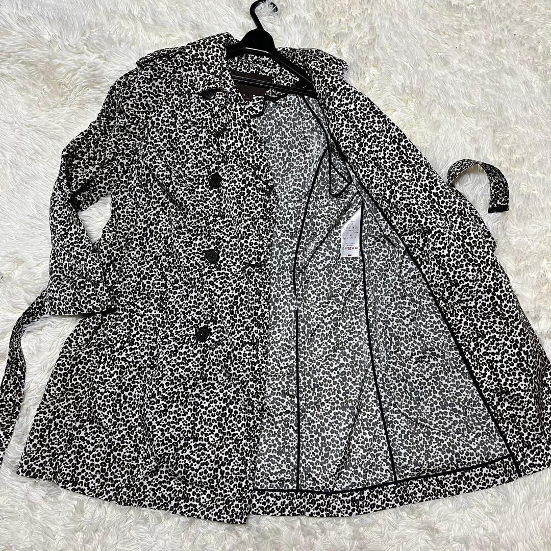 【極美品】 ルイヴィトン トレンチコート レオパード柄36 M