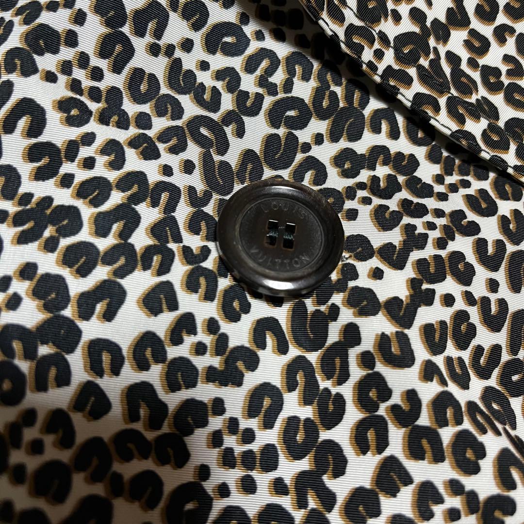 【極美品】 ルイヴィトン トレンチコート レオパード柄36 M