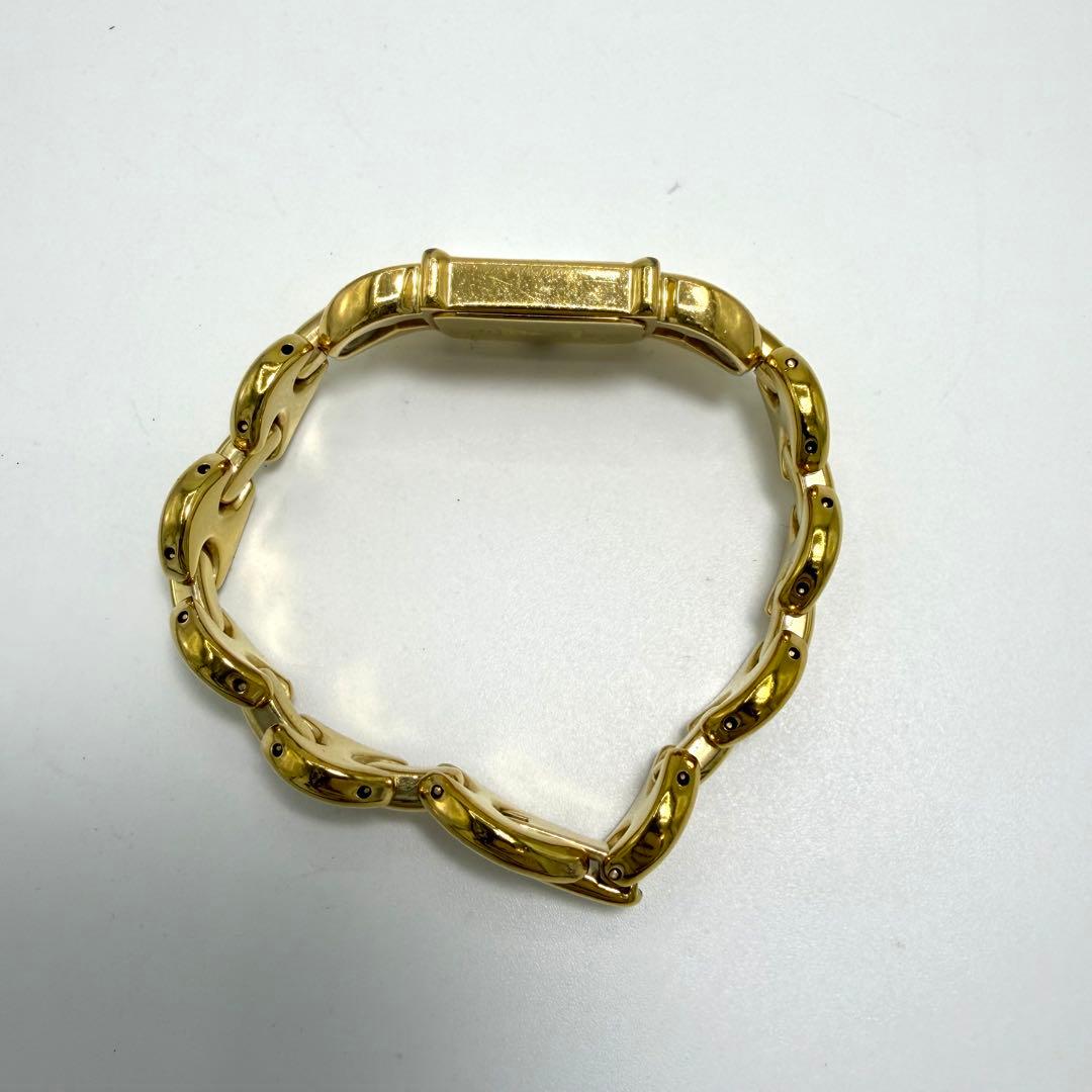 【稼働】 グッチ 腕時計 1800L チェンジベルト クォーツ ゴールドベゼル