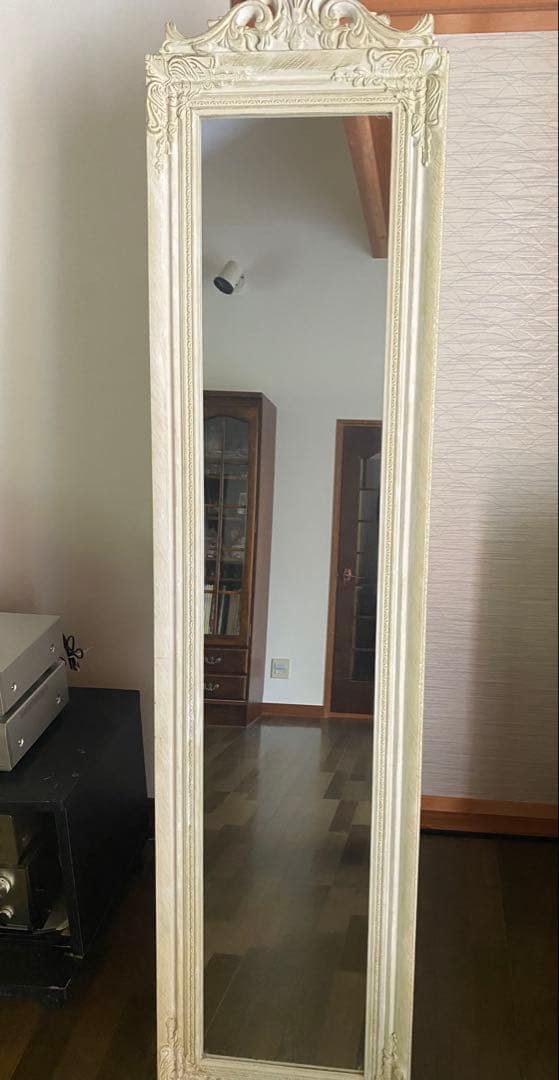 廃盤デザイン　アンティーク風スタンドミラー