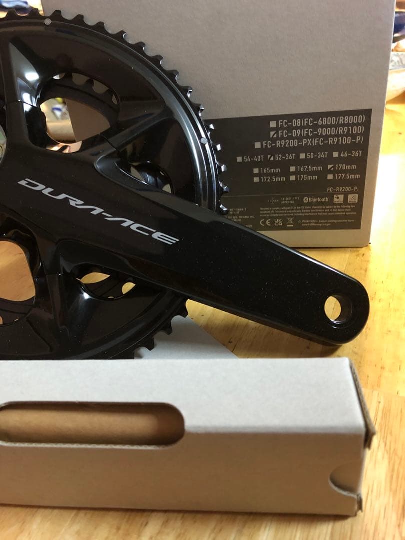 DURACE FC-09 新品未使用　52-36T 170mm