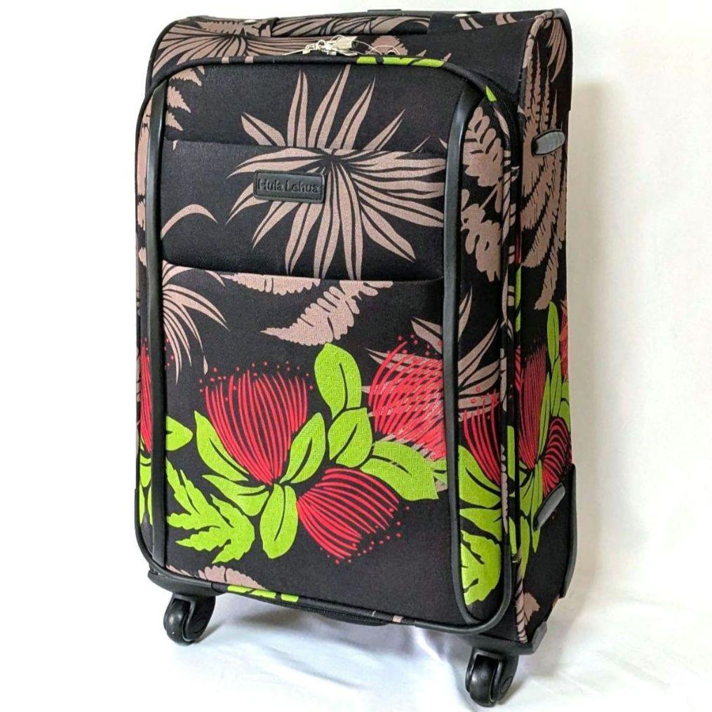Hula Lehua Hawaii キャリーバッグ フラダンス レフア柄 鍵付き