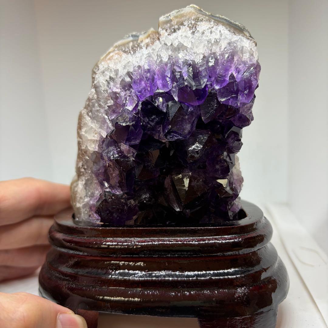 307 アメジスト クラスター 【台座付き】