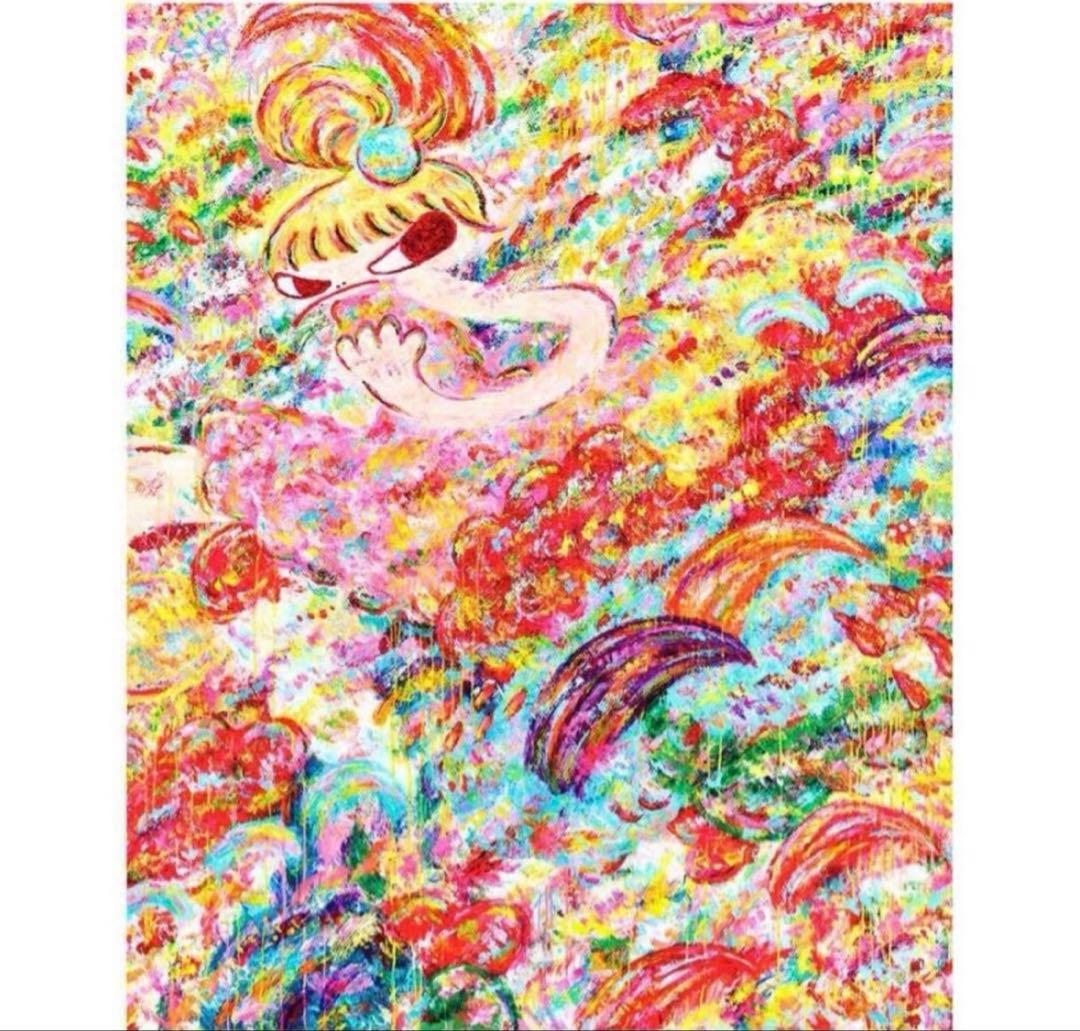 ロッカクアヤコ ポスター 新品 魔法の手 展覧会 Kyne 限定 キャンバス