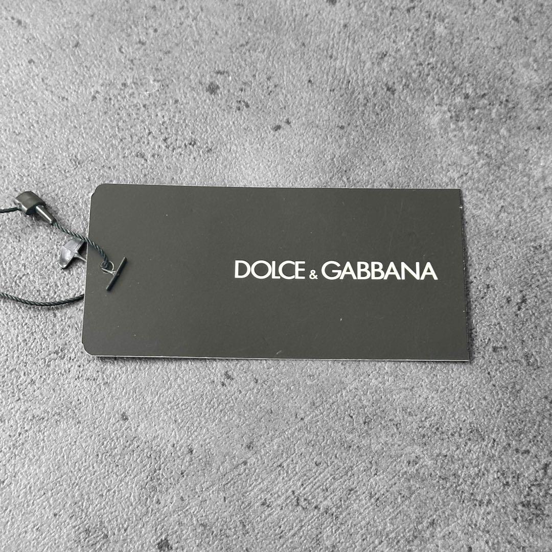 未使用タグ付き✨DOLCE&GABBANA クリスタルクロス　レザーブレスレット