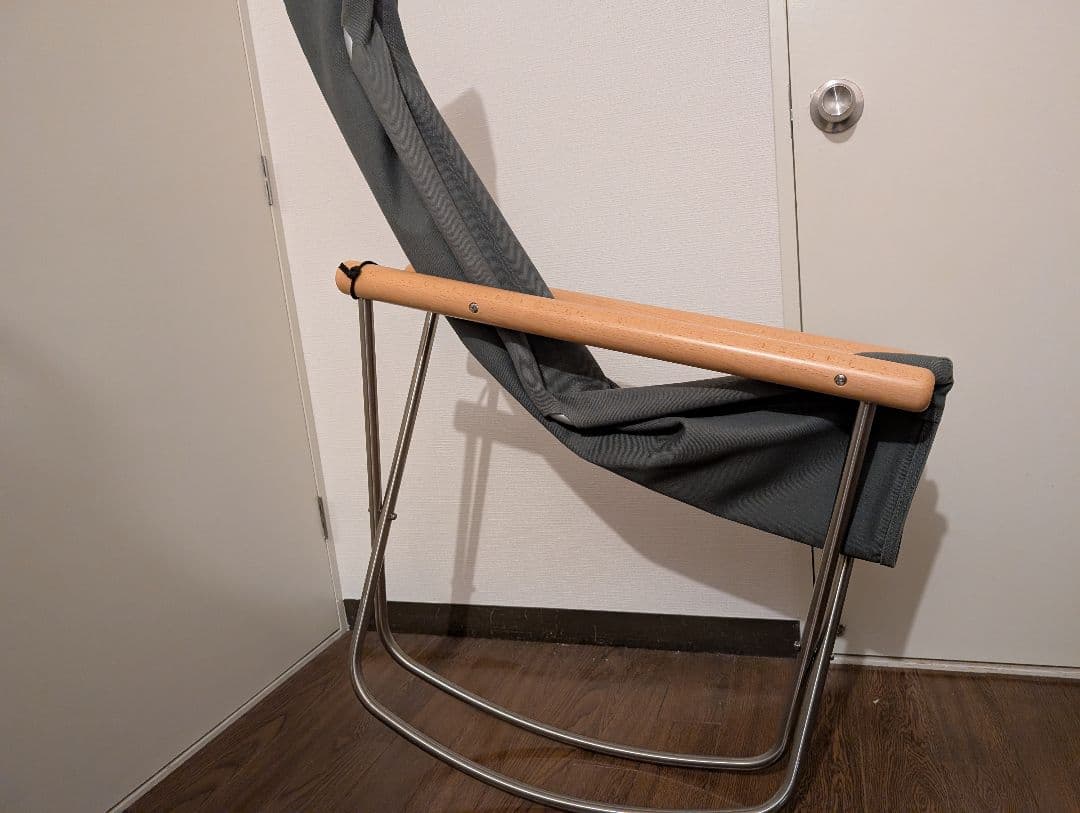 NychairX ニーチェア X ロッキング ナチュラル/グレー NY-142