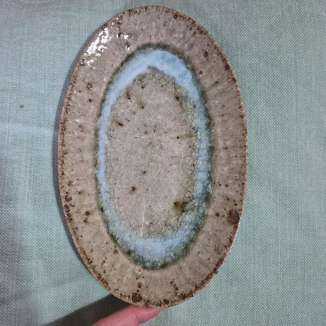 宮城陶器　やちむん　オーバル皿