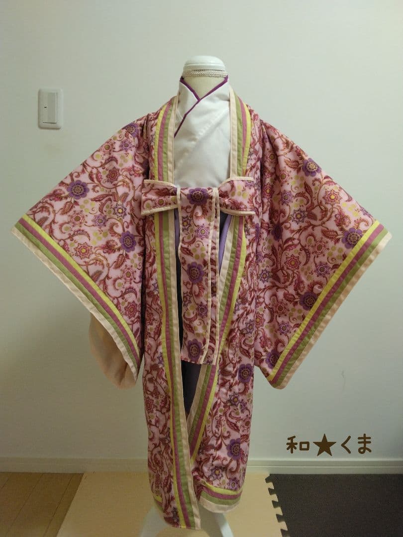 十二単風　ぴんく羽根