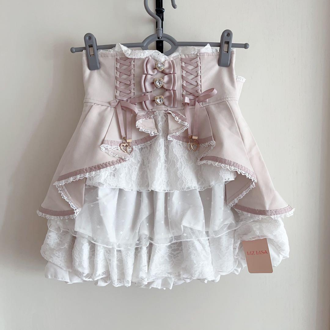 LIZLISA フロントカシュクールスカート