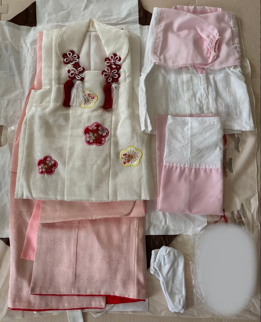 [値下げ]七五三　3歳　正絹　被布　着物