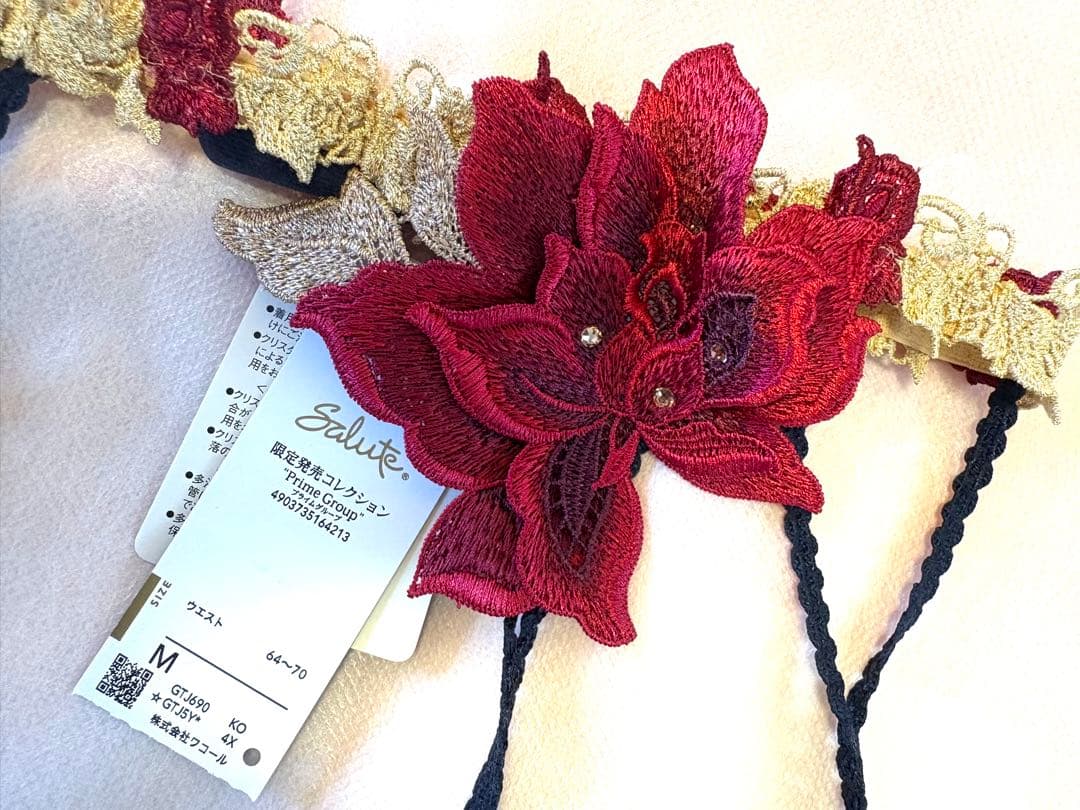 WACOALサルート店舗限定90gオペラ座の怪人ガーターベルトM