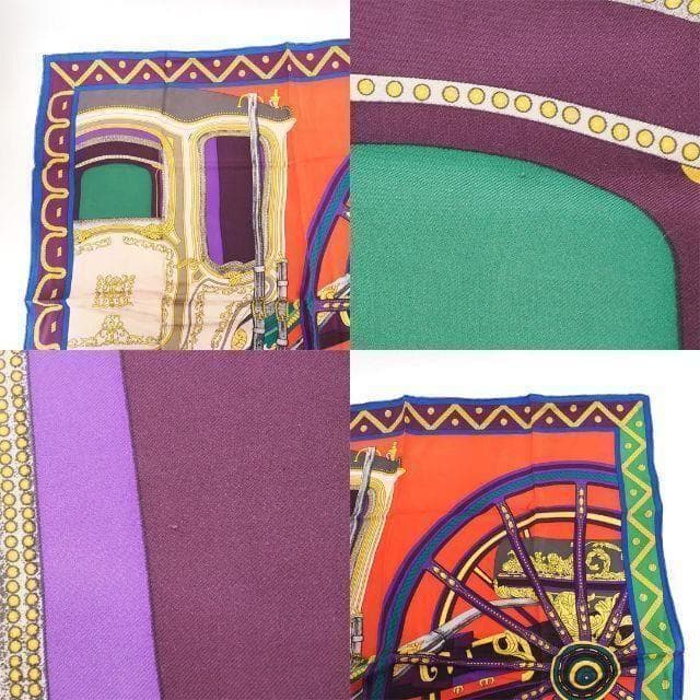 【ほぼ新品】エルメス　カレ　90　ベルリンヌ　馬車に乗って　スカーフ　1138