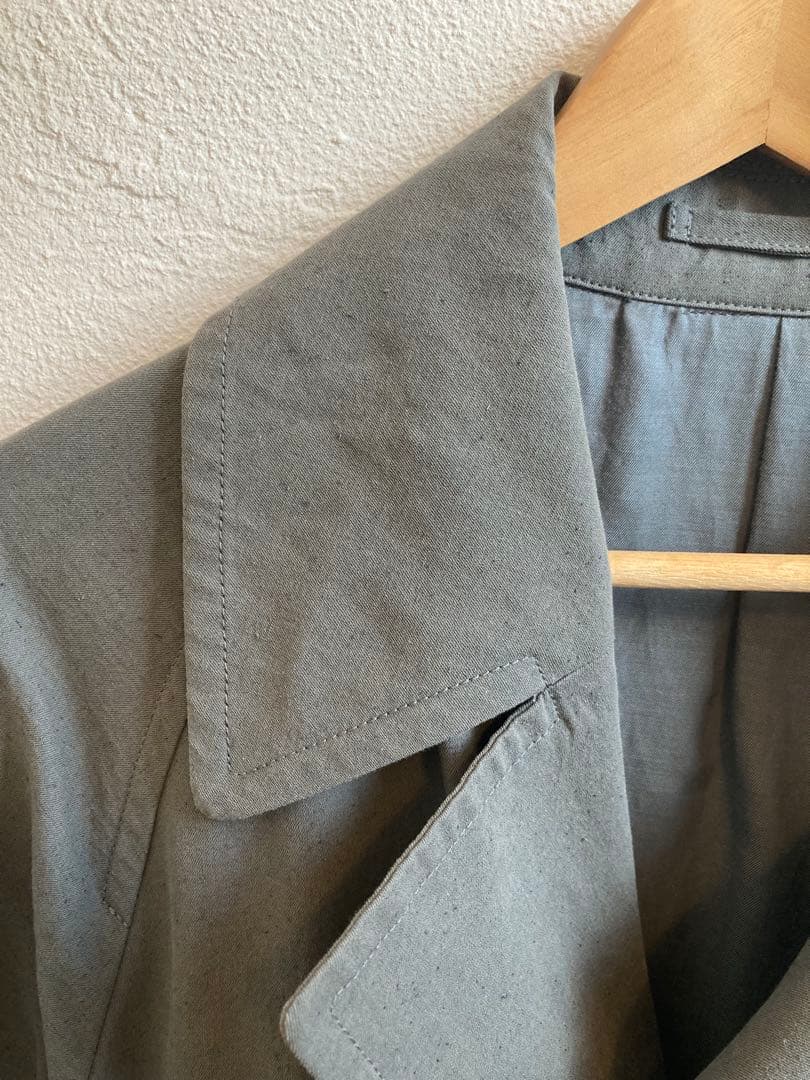 ジャケット・アウター ULTERIOR TWISTED CHAMBRAY GABARDINE COAT