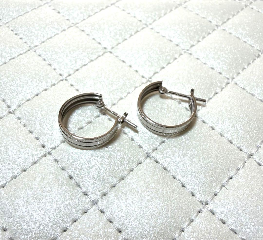 か*ん様 ツツミ プラチナピアス