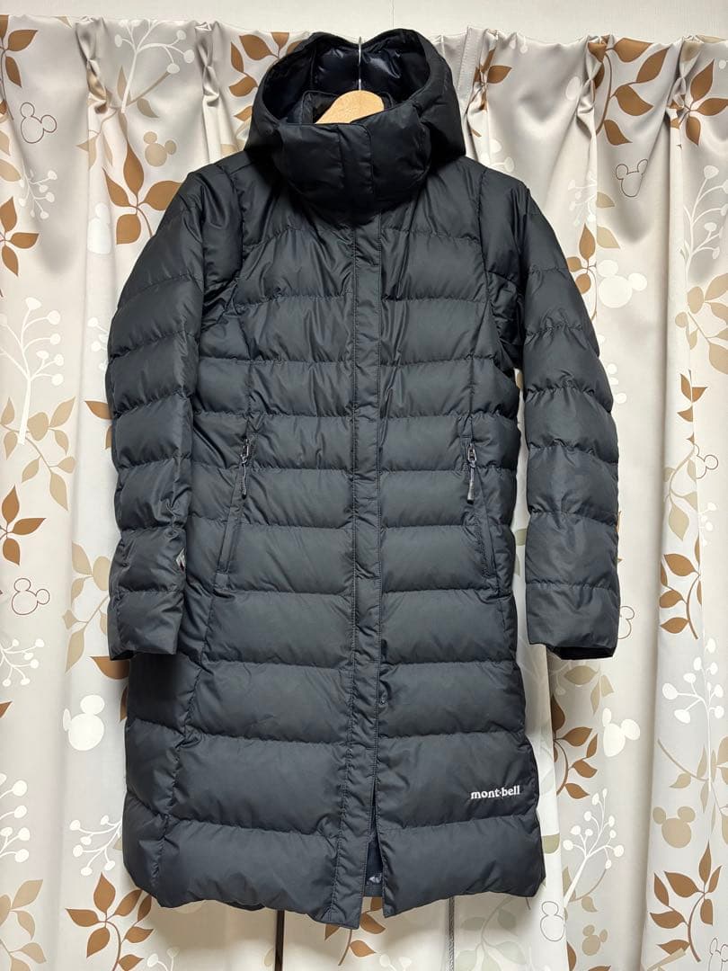 モンベル トラベルダウンロングコート レディースSサイズ