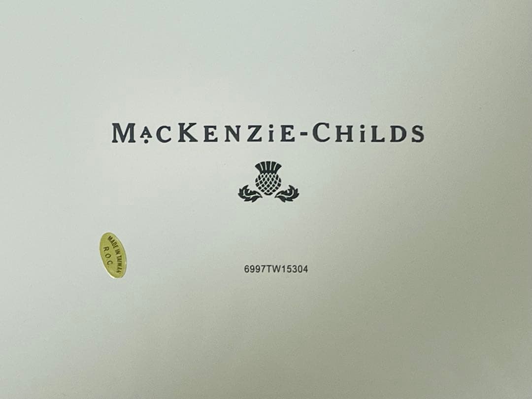 【新品】McKenzie-Childs チェック柄　トレイ