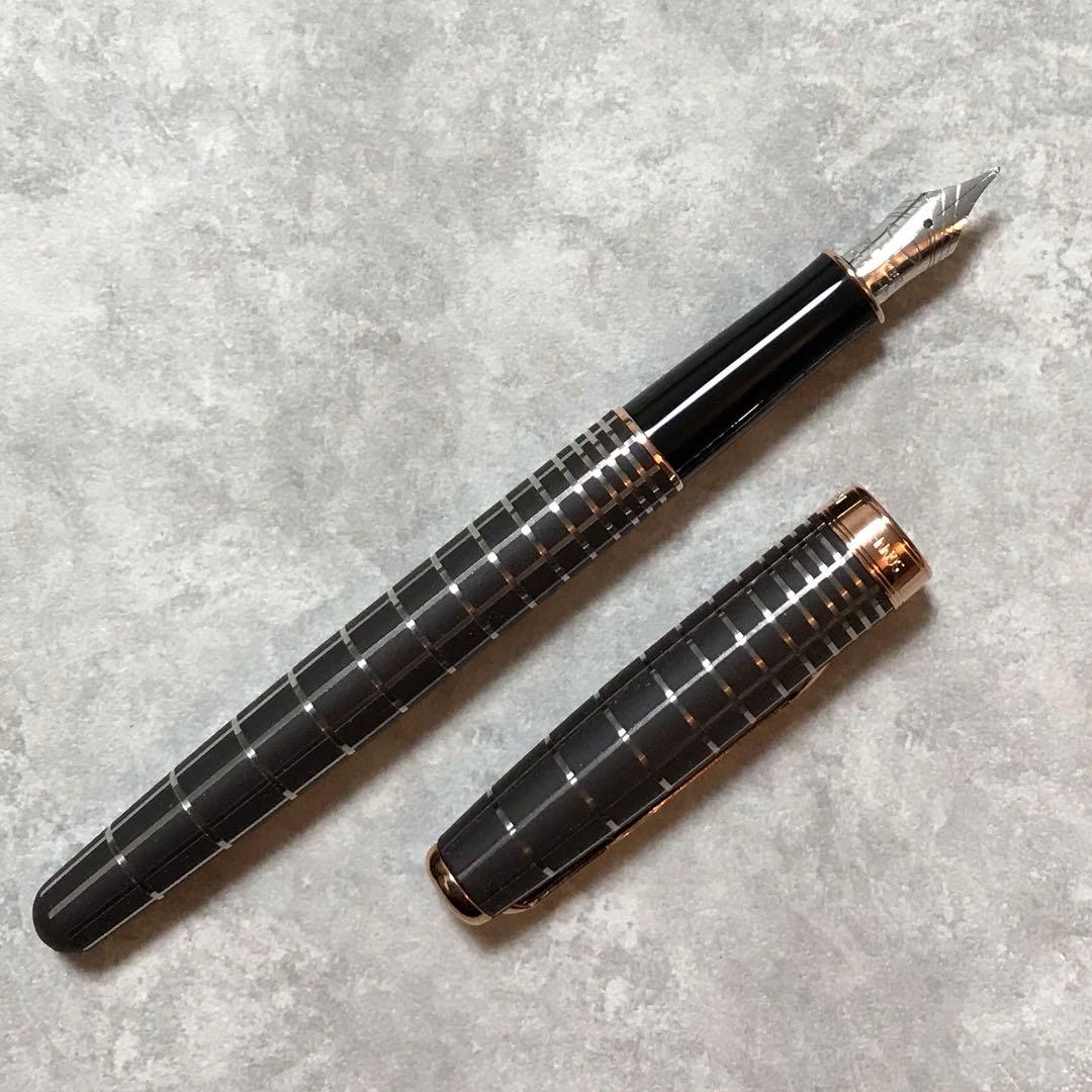 こ*ろ様 パーカー ソネット ブラウンPGT 万年筆 F