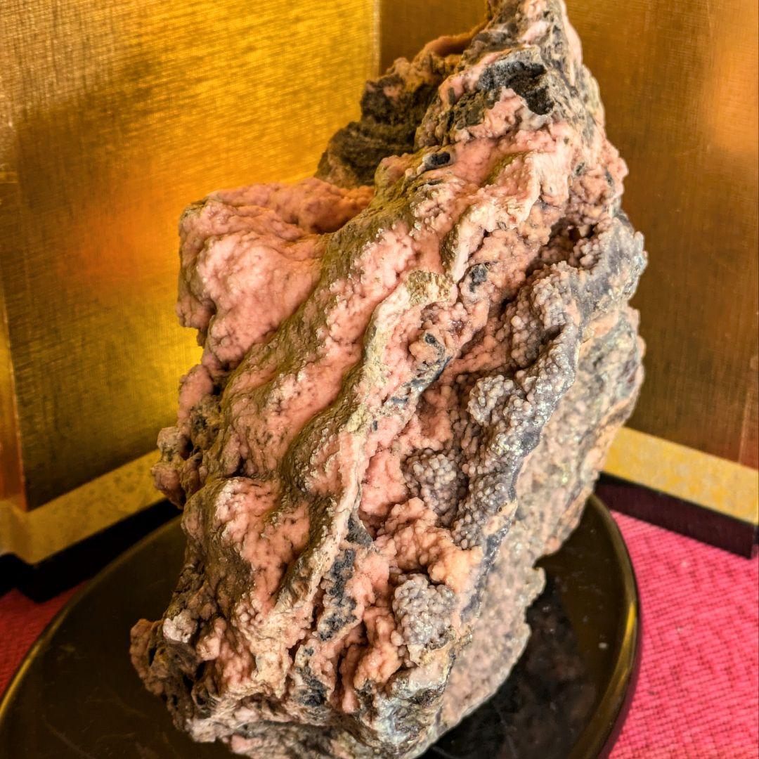 菱マンガン鉱 3.7㌔ ロードクロサイト インカローズ 鑑賞石 観賞石 天然石