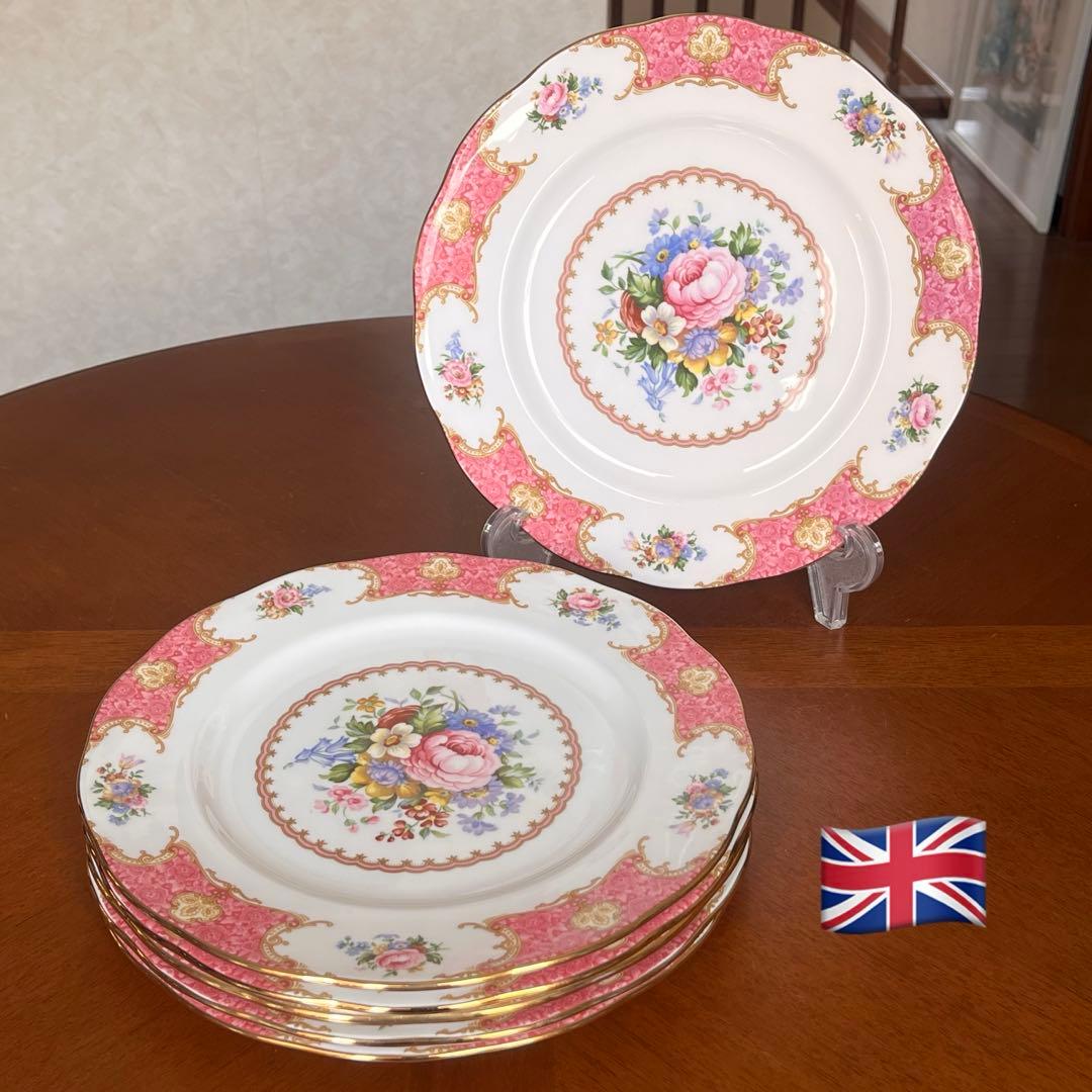 【美品】ロイヤルアルバート★レディカーライル★ディナー皿　6枚