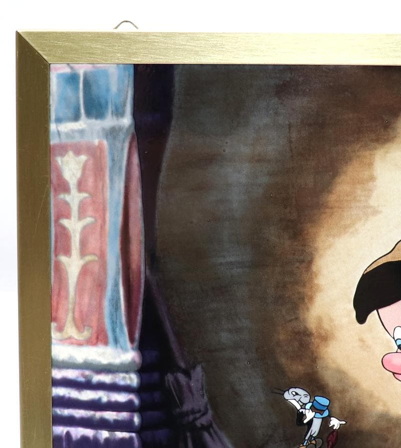 ピノキオとジミニー ディズニー公式 ヴィンテージ ステンドグラス 数量限定