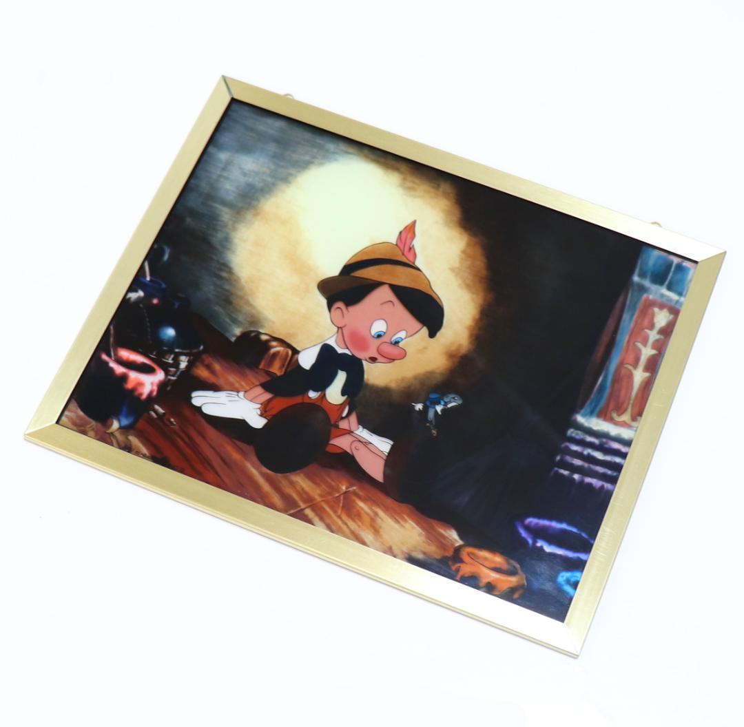 ピノキオとジミニー ディズニー公式 ヴィンテージ ステンドグラス 数量限定