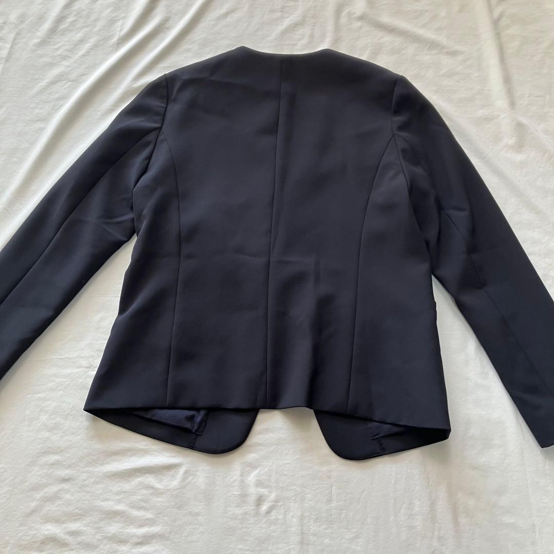 セットアップスーツ✨ナチュラルビューティーベーシック　ストレッチ　紺　上下S