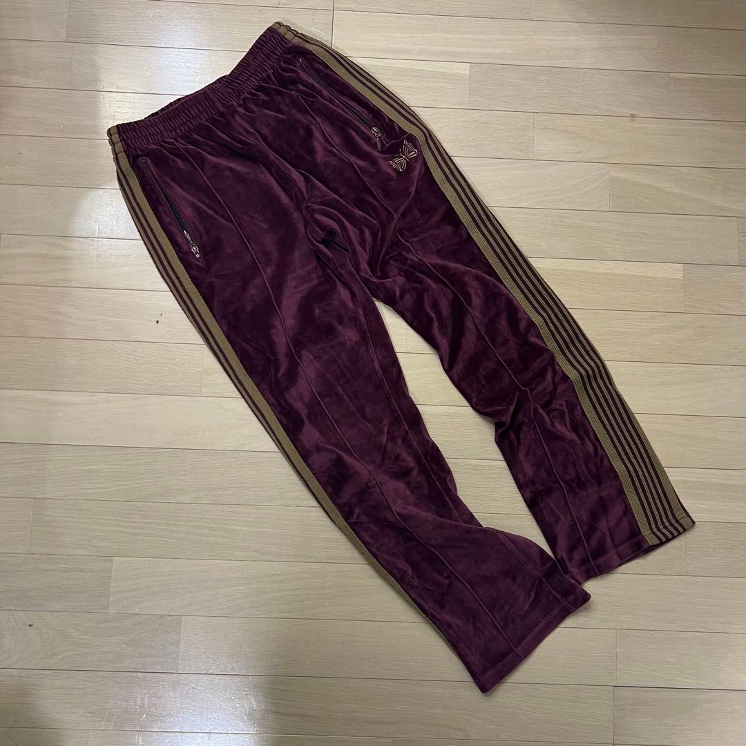 Needles ニードルス ニードルズ トラックパンツ ベロア Sサイズ 中古