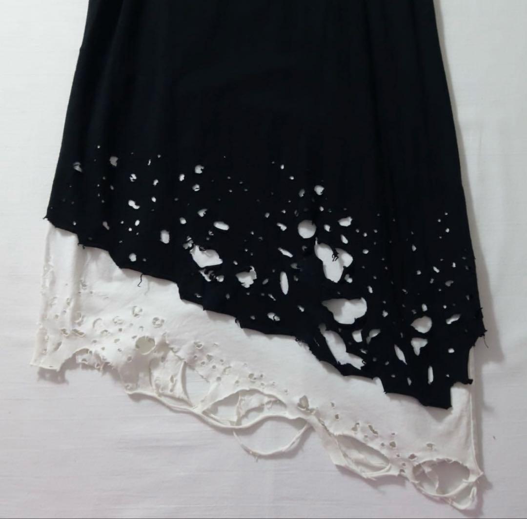 トップス 00s Civarize Layered Damage Destroy Tank