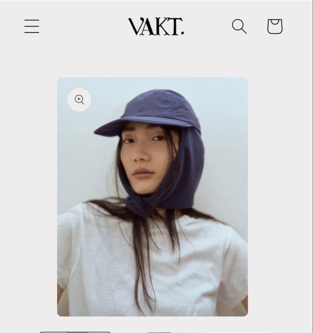 バクト VAKT. HIYOKE ネイビー 百々千晴 帽子 キャップ
