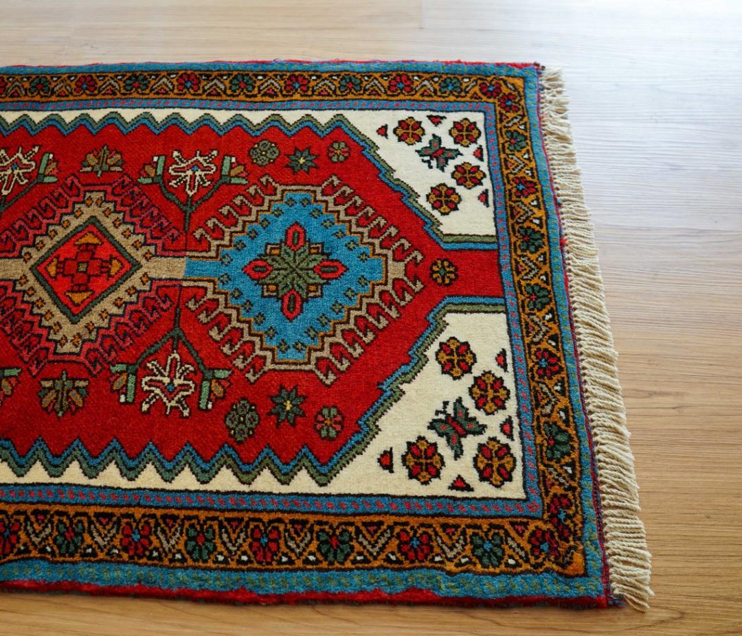 97×63cm ペルシャ絨毯 ヤラメ