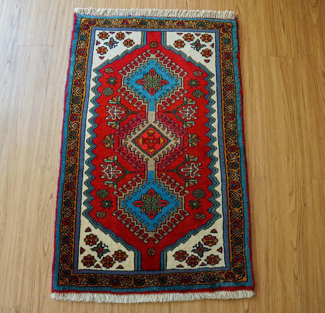 97×63cm ペルシャ絨毯 ヤラメ