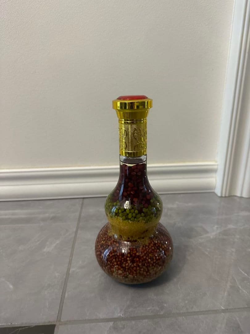 多色ガラス製花瓶