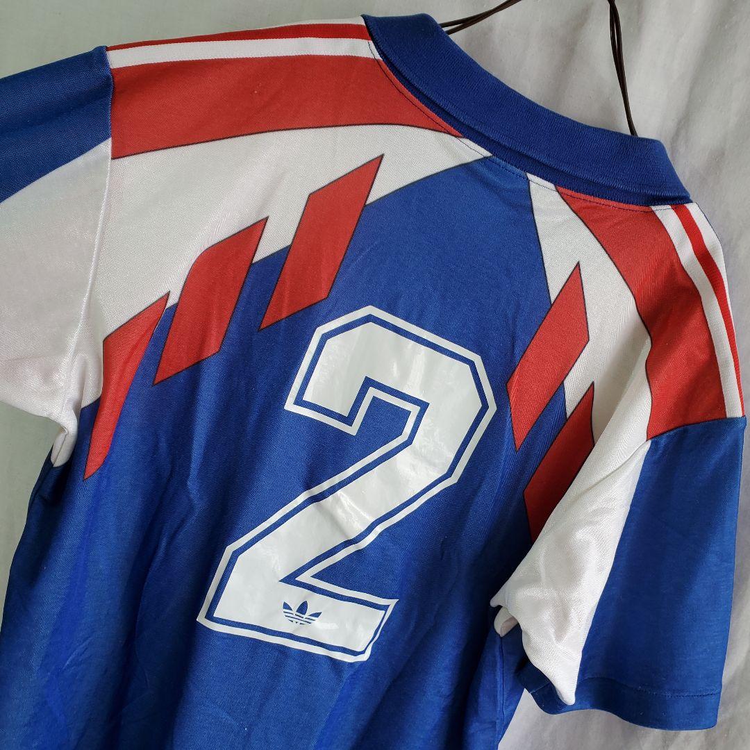 90s アディダス　adidas フランス代表 ウェア青 サッカー ユニフォーム
