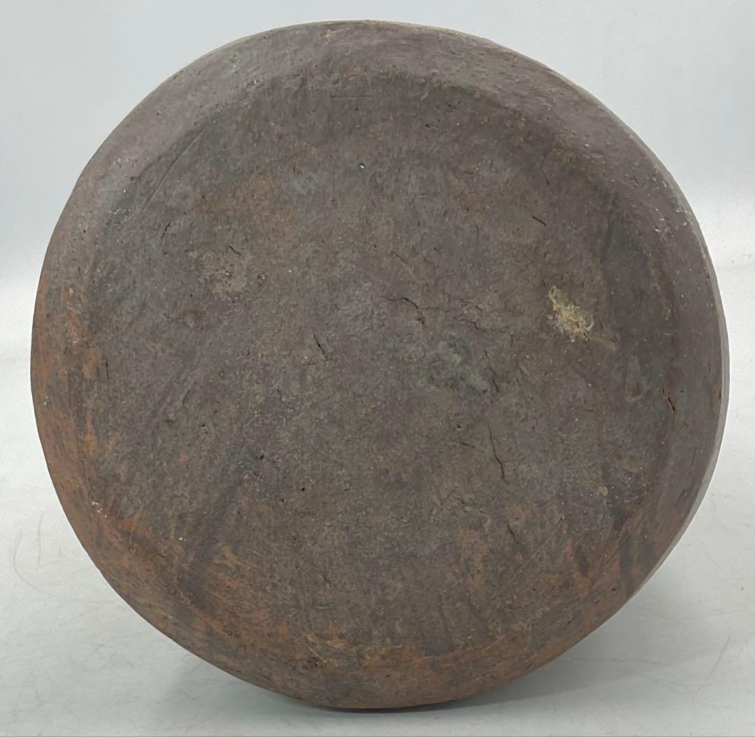 【１０】◆江戸時代初期　古備前焼舟徳利　桐保存箱◆