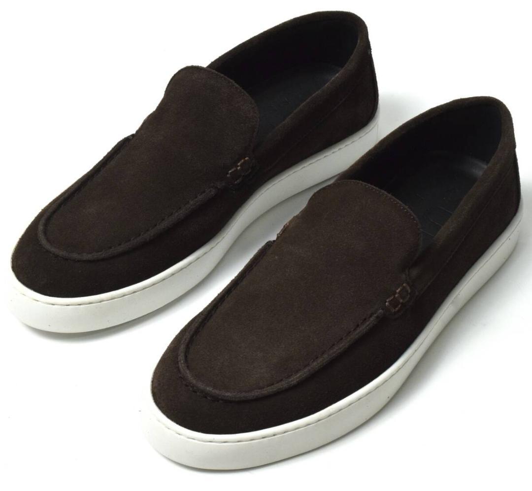 ペリーコサニー BARTEX スリッポン スエード スニーカー 39 ブラウン