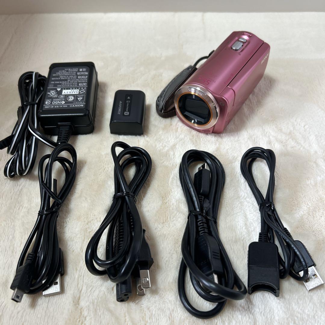 【極美品】SONY HDR-CX270V ビデオカメラ ピンク デジタルカメラ