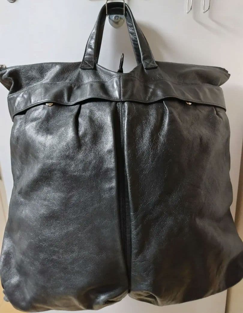 HELMUT LANG ヘルムートラング レザーヘルメットバッグ