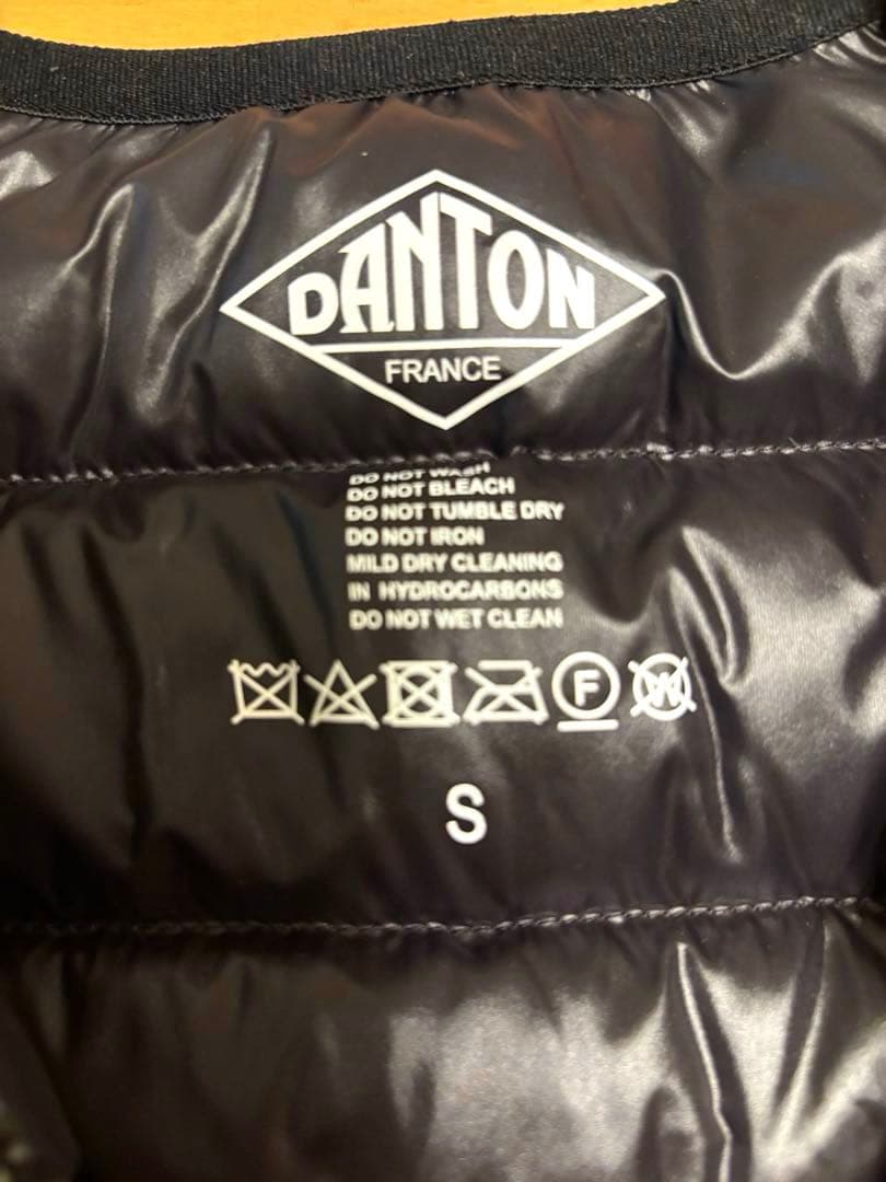 DANTON ダウンジャケット S 黒