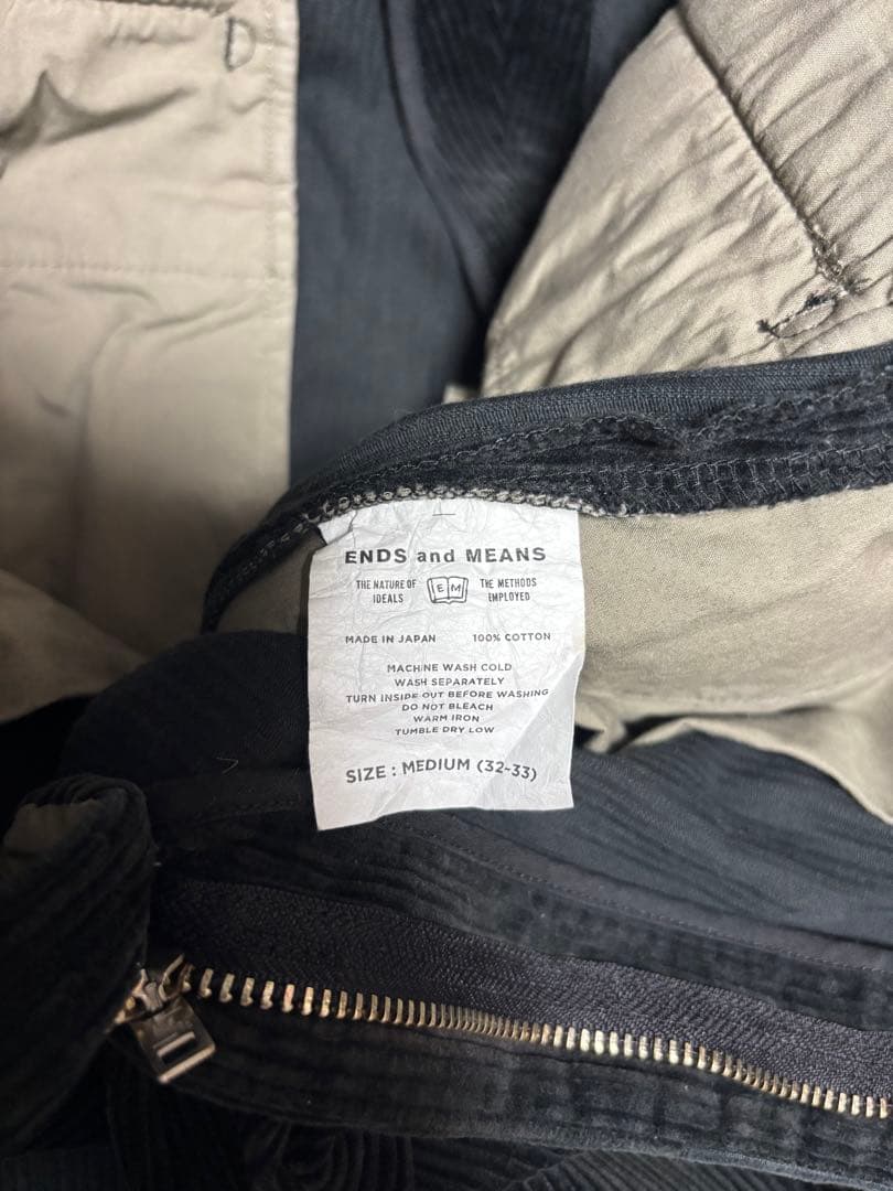 パンツ ends and means Grandpa Cord Trousers
