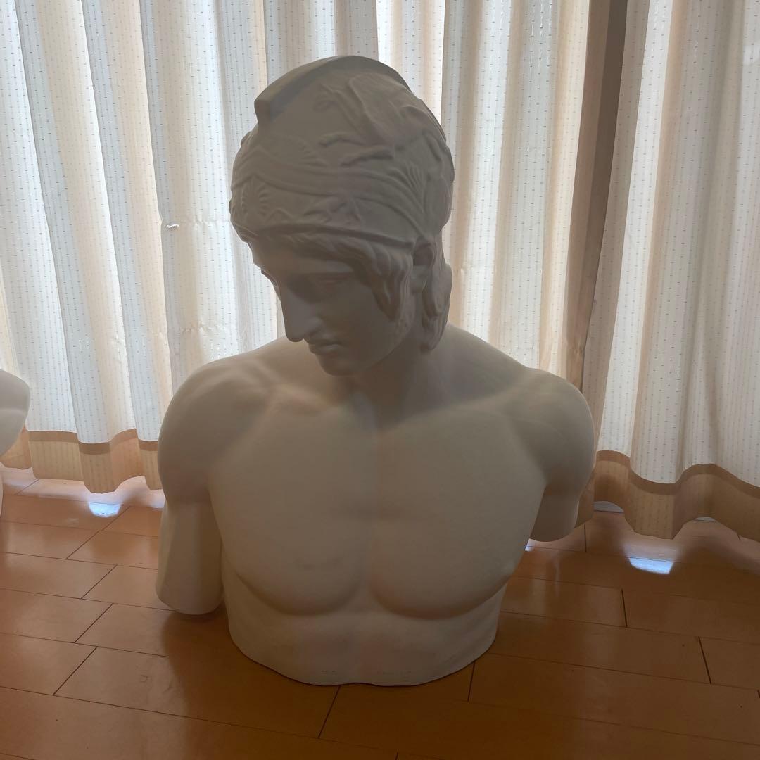 マルス胸像　デッサン用　石膏像