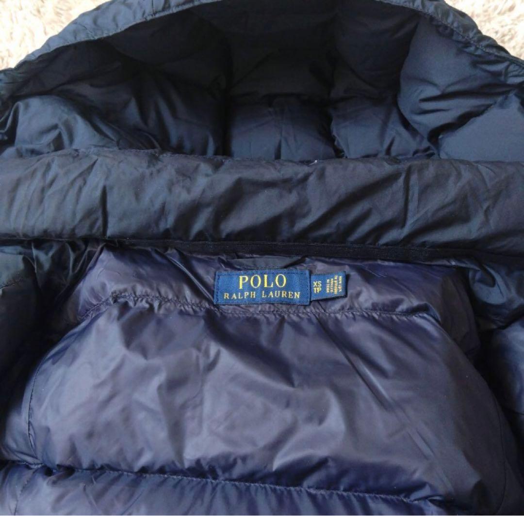 ラルフローレン ショートダウンコート　ネイビー