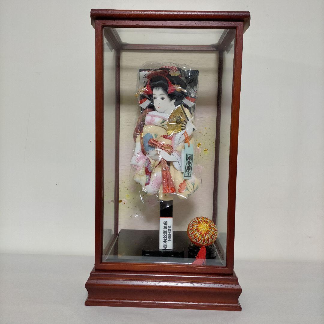 新品 羽子板 13号 ガラスケース 春ごよみ 道明寺