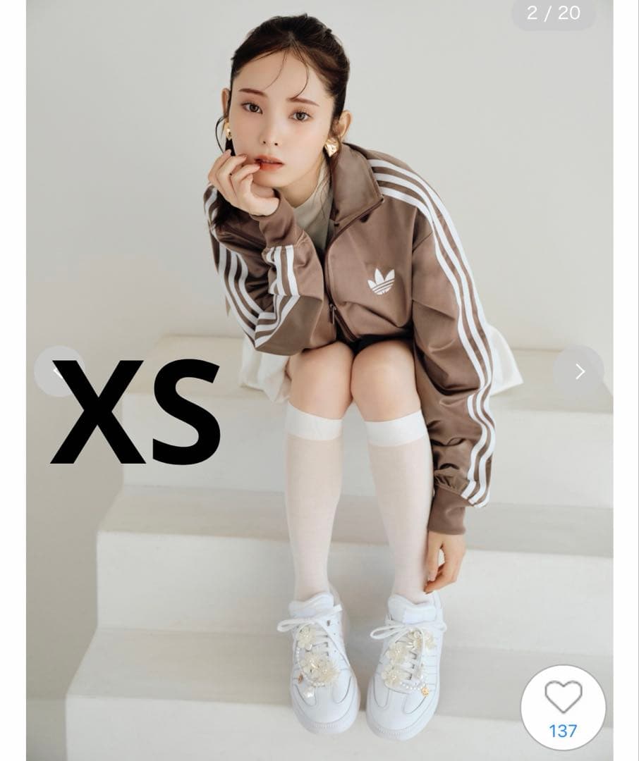 adidas originals / snidel ジャージ トラックトップ