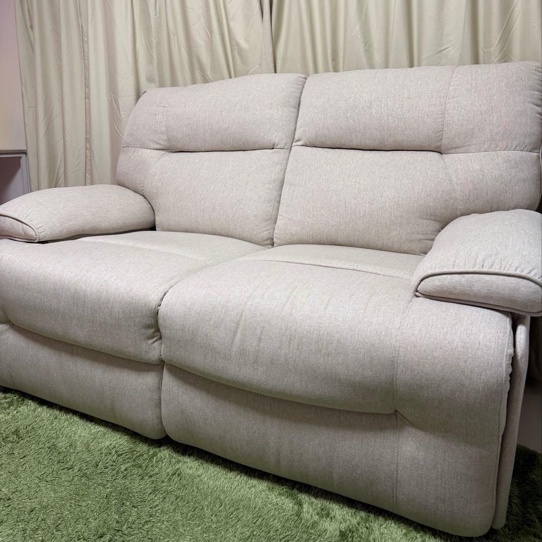 リクライニング 2人掛けソファ