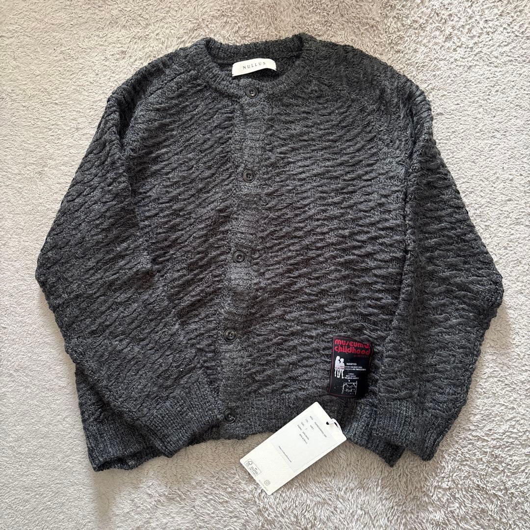 NULLUS 25aw BUTTON UP CARDIGAN 深水光太着用