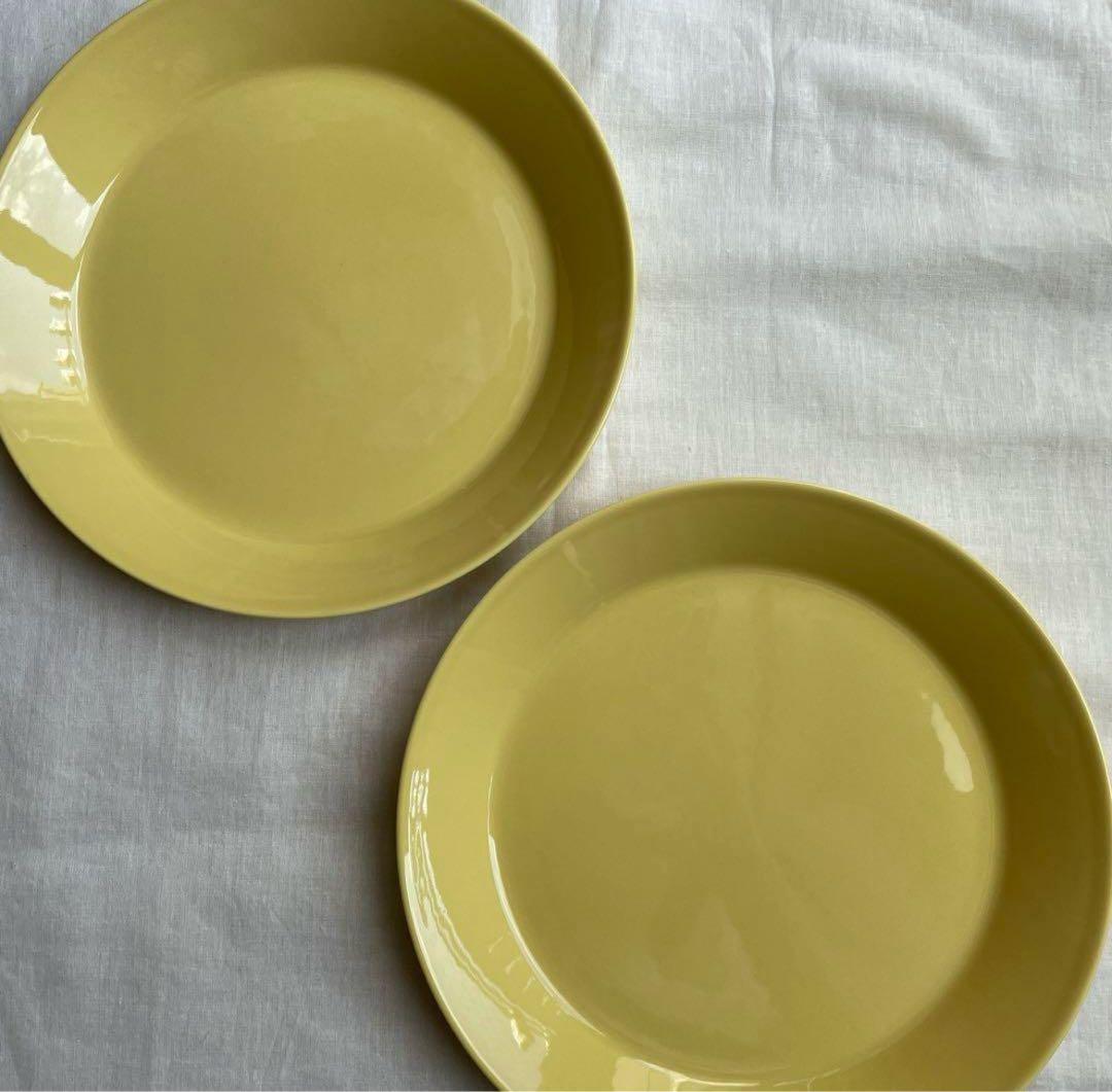  TEEMA イエロー 皿 廃盤色 ティーマ 23.5センチ