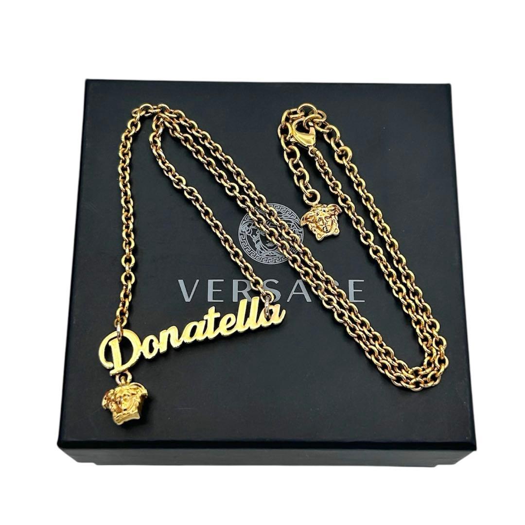 【現行】ヴェルサーチ メデューサ Donatella ネックレス ゴールド
